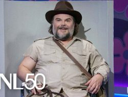 Jack Black dons Indiana Jones get-up in SNL dating show sketch